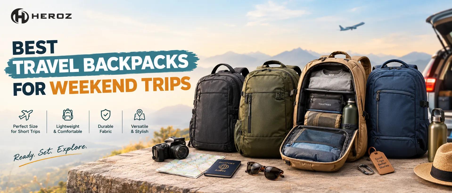 Best Travel Backpacks for Weekend Trips: Finding the Right Balance Between Comfort, Space and Style