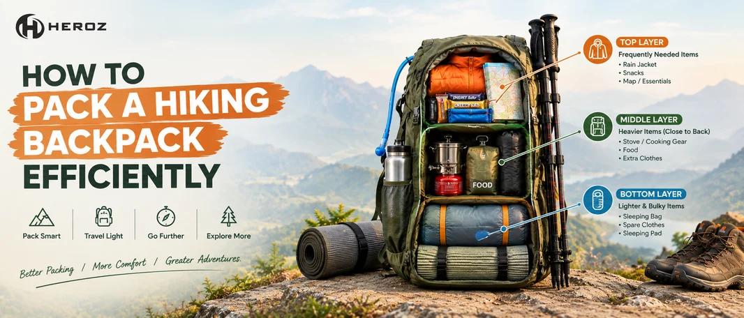 How to Pack a Hiking Backpack Properly: A Complete Guide to Comfort and Organisation