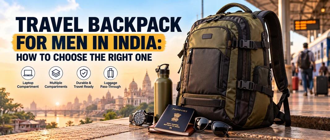 Travel Backpack for Men in India: Finding the Right Balance of Space and Comfort