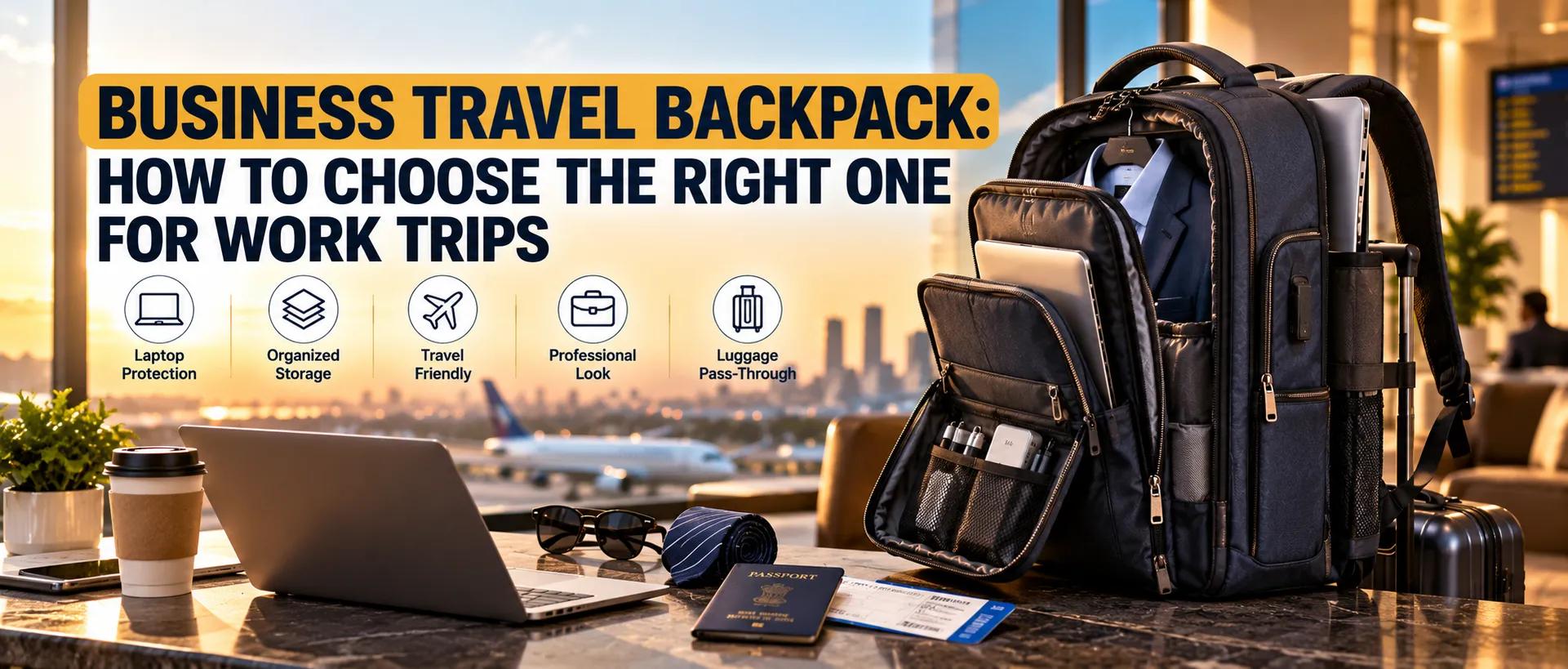 Business Travel Backpack: How to Choose the Right One for Work Trips